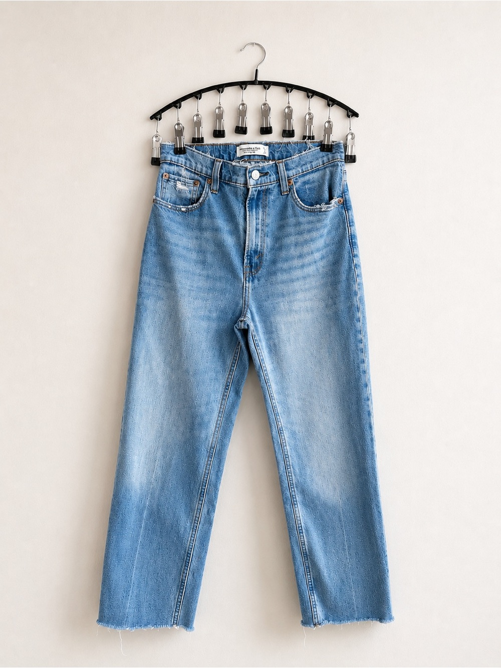 Abercrombie & Fitch Light Blue Straight Leg Jeans - Women